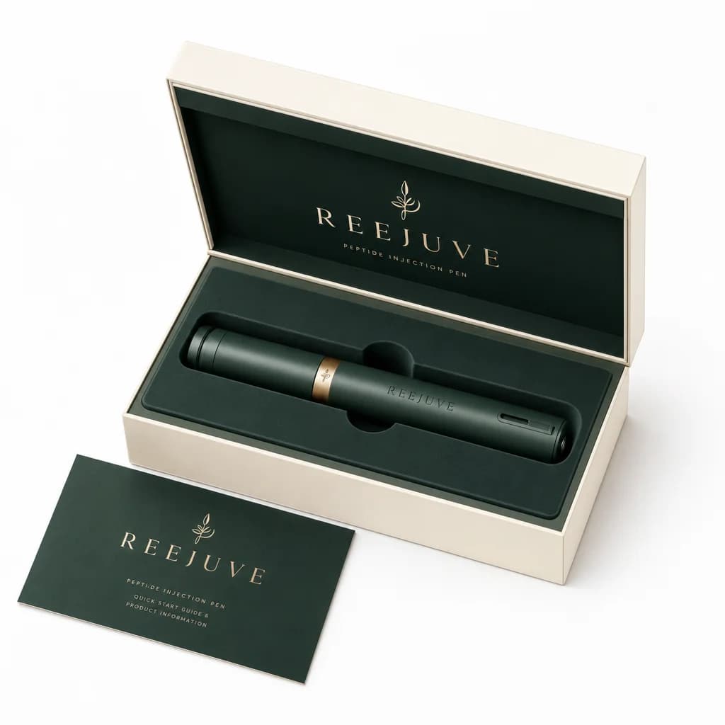 Reejuve premium peptide injection pen packaging